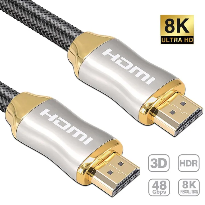 HDMI 2.1projector notebook set top box cable Support 3D,8K*4K,48Gbps,7680P and X.