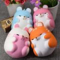 Cute Kawaii Slow Rising Soft Squishy Hamster Squishies Cartoon Animal Squeeze Squish Toy for Relieves Stress Anxiety. 