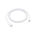For Apple iPhone 12/12 Pro/12 Pro Max USB C to Lightning Charger Cable - White (1 Meter). 