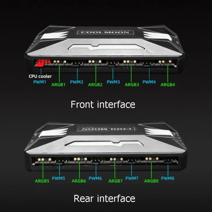 gu%20Coolmoon%20P-argb%20Controller%204-pin%20Pwm%205v%203pin%20Smart%20RGB%20Remote%20Controller%20Chassis%20Fan%20Hub%20Pc%20Case%20Cooling%20Fan%20-%20Image%205