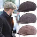 British Stripe Beret Hat British Style Classic Retro Newsboy Hats for Men and Women Universal Berets Cap Leisure Sports Sun Caps.