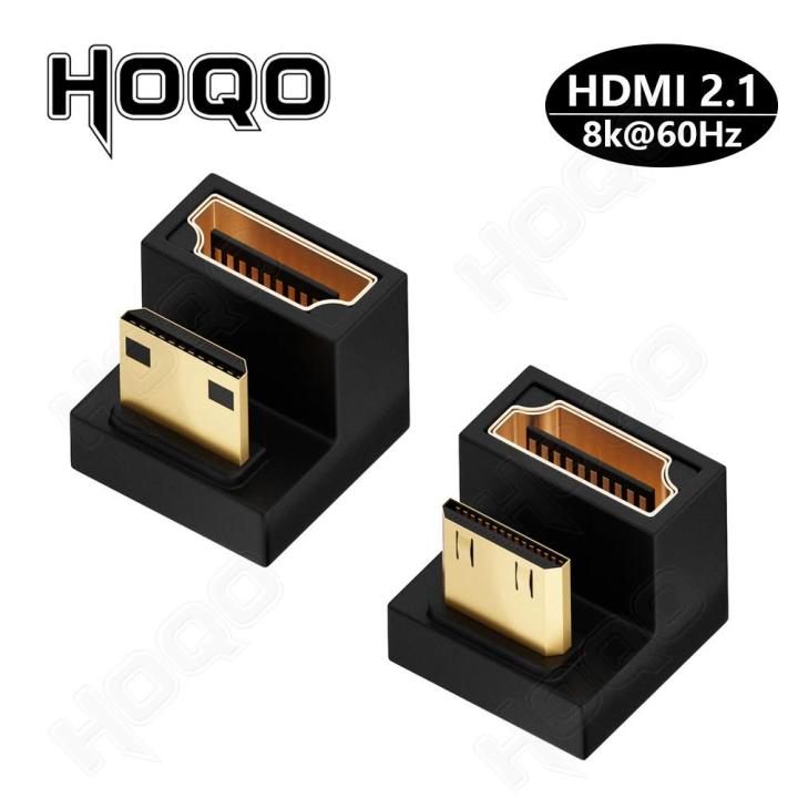 360%20Degree%20Mini%20HDMI%20U-shaped%20Adapter%20180%20Mini%20HDMI%20Male%20to%20HDMI%20Female%20Angled%2090%20l%20Type%20Converter%20HD%202.1V%20Extension%204K%208K%2060Hz%20-%20Image%202