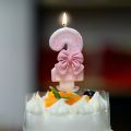 Number 8 Birthday Candles Cake Topper Candles with Pink Bow for Girl 1st Birthday Party 16th Party Cake Decoration Baby Shower.