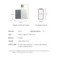 Business Advanced Short Men's Money Clip Hot Selling Portable PU Change Card Sier Bag.