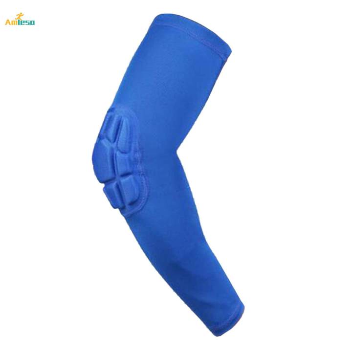2xElbow%20Support%20Compression%20Honeycomb%20Pad%20Brace%20Joint%20Arm%20Sleeve%20Sport%20Blue%20L%20-%20Image%204