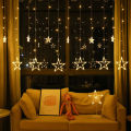 Happy LED star light atmosphere light internet celebrity all colorful lights flashing light string lights full of stars bedroom decoration room birthday arrangement.