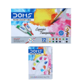 Doms Water Colour Tube 12 Color & 6 Color- 5ml (New Paper Packaging).
