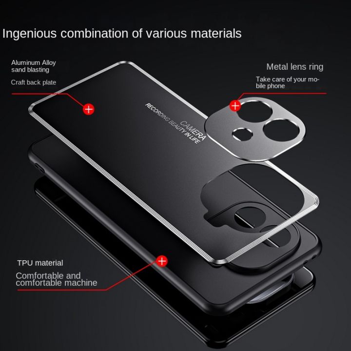 Aluminum%20Alloy%20Sandblasted%20Back%20Plate%20Case%20For%20IQOO%20Z9%20Turbo%20Z9%20NEO%208%20Z7X%20Z7%20VIVO%20X100%20Pro%20X90%20Pro%20+%20Metal%20Camera%20Protect%20Cover%20-%20Image%205