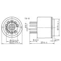 9Pin Vacuum Tube Socket Testing Saver for 6DJ8 12AX7 ECC83 B339 CV492 6L13 12AU7 ECC82 B329 Hifi Tube AMP.
