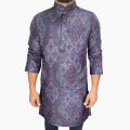Printed Premium Quality Panjabi for Men | Luxury Cotton Ethnic Kurta | Stylish Traditional Wear for Eid, Wedding & Festive Occasions | Comfortable Breathable Fabric | Modern Slim Fit Design | Trendy Printed Panjabi for Smart & Elegant Look.