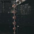 Hang Rain Chain Beautiful Metal Rain Chain with Exquisite Bell Decor Perfect Gutter Roof Decoration for Soutast Asian Homes Efficient Drainage Tool Sle Rain Chain.