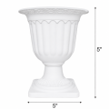 Small Roman Resin Plastic Pots Golden Ornaments New Decorated Wedding Props Roman Flower Pot 5 inchi.