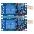 2Pcs Humidity Sensor Relay Switch Module PCB DC Power Control DC5V. 