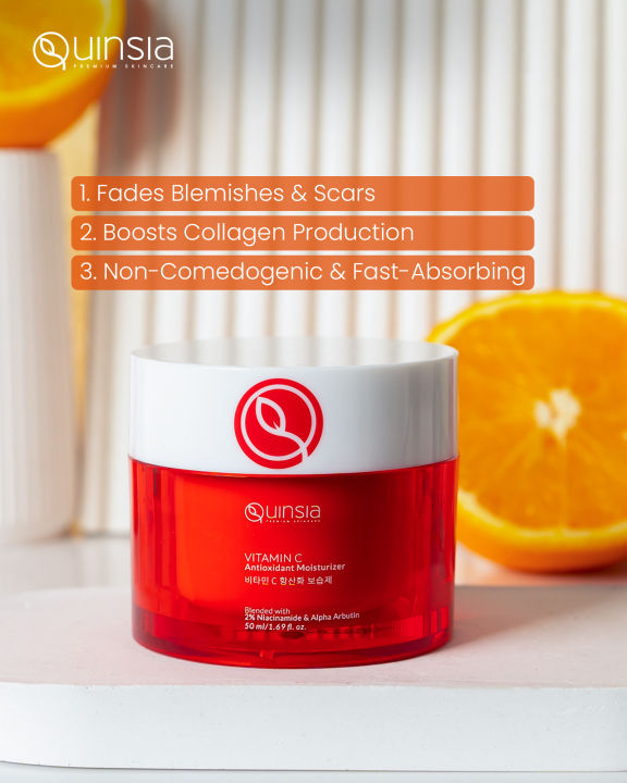 Quinsia Vitamin C Antioxidant Moisturizer - 50ml