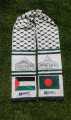 Palestinian Scarf Featuring Palestinian flag Colors || Palestine Scarf Keffiyeh Palestine Flag Scarf || Palestinian Scarf For Men || Printing Palestinian || Scarf Palestinian || Flag Scarf || Palestine National Flag Wrap || Muffler Fur Men.