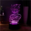 【Hey my home】Novelty 3D Illusion Lamp Dragon Ball Kakarotto RGB 7 Color Acrylic LED  Bedside Holiday Gift Drop Shipping. 