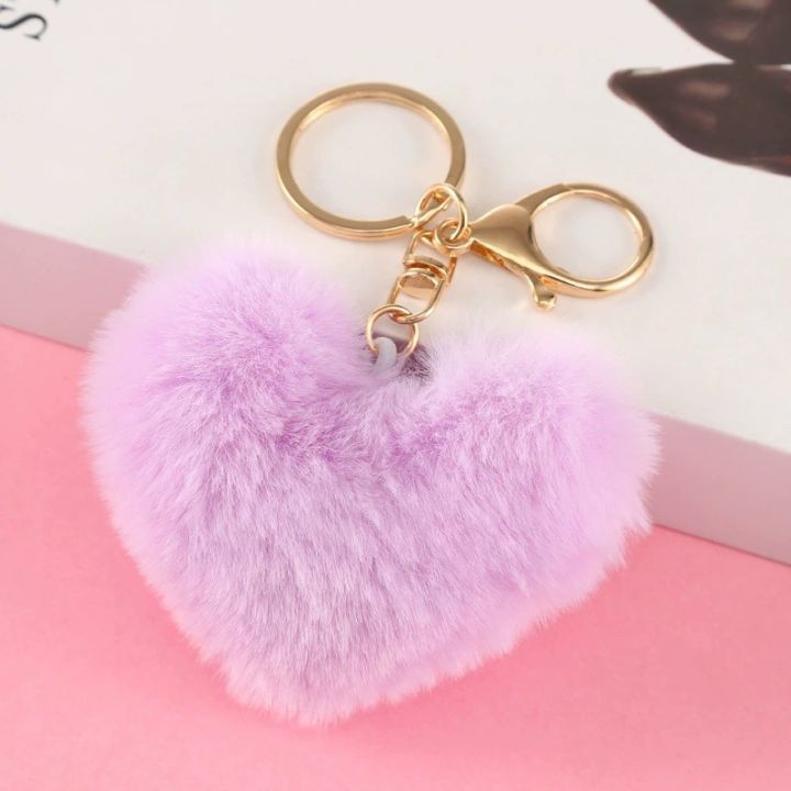 Cute%20Bag%20Attachment%20Soft%20Keychain%20Heart%20keyring%20for%20Ladies%20-%20Image%206