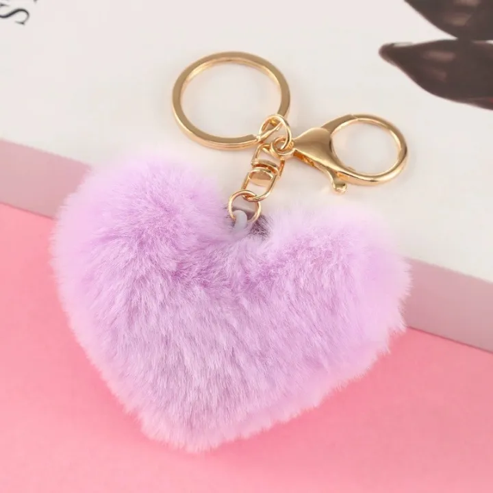 Cute%20Bag%20Attachment%20Soft%20Keychain%20Heart%20keyring%20for%20Ladies%20-%20Image%206
