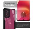 WOW IMAGINE Shock Proof Clear Protective Back Case for 𝐌𝐨𝐭𝐨𝐫𝐨𝐥𝐚 𝐄𝐝𝐠𝐞 𝟓𝟎 𝐅𝐮𝐬𝐢𝐨𝐧 𝟓𝐠 - AirEDGE Technology | 360 Degree Camera Protection | Transparent Hybrid Back Case Mobile Cover - Black Xundd Cover Motorola Edge 50 Fusion 5g. 