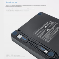 External DVD Optical Drive Laptop Desktop Universal Multifunction CD Burner USB3.0 External Optical Drive Player Durable Easy to Use Black. 