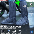 Waterproof Rain Shoe Protector Cover Reusable Non-Slip Boot Covers for Motorcycle Cycling & Outdoors Unisex 1 Pair Black.