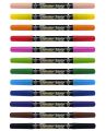 Mungyo Watercolor Twin Tip Pen Set of 12 Multicolor Colors. 