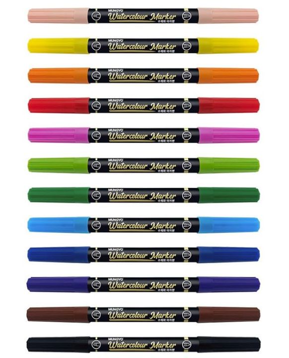 Mungyo%20Watercolor%20Twin%20Tip%20Pen%20Set%20of%2012%20Multicolor%20Colors%20-%20Image%202