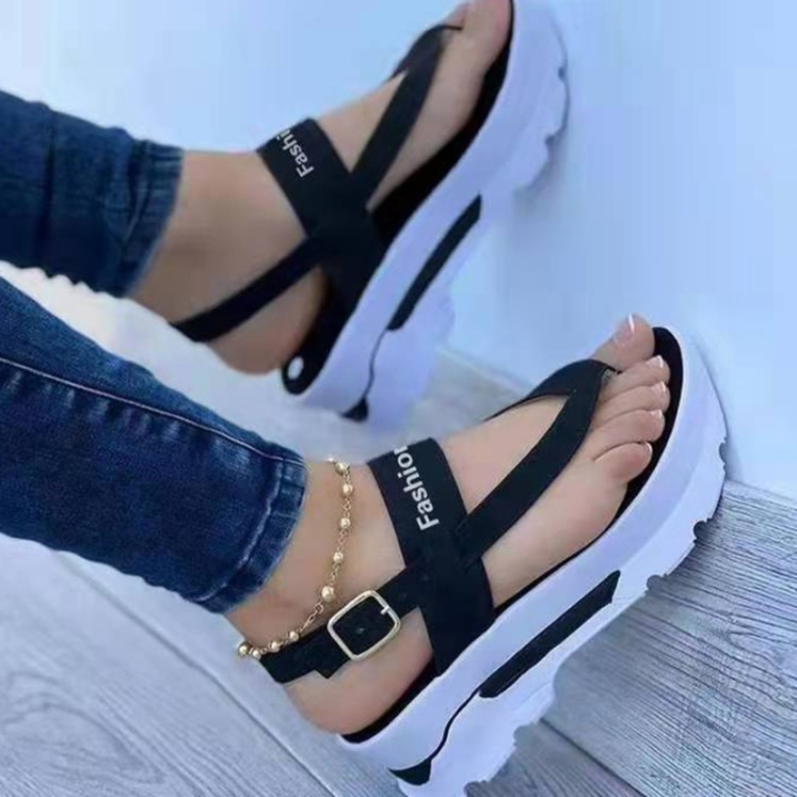 Women Sandals 2023 New Platform Sandals For Summer Wedges Shoes Women Platform Heels Sandalias Mujer Luxury Summer Flip Flops House Foocus