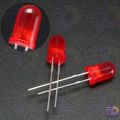 50Pcs Led Red Led 5Mm Round Led Light Emitting Diode Basic Red Light Bulbs For Electronics Project Indicator Front Panels Light Diy - Rgb Light. 