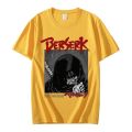 Berserk剑风传奇格斯Guts印花套头T恤薄跨男女短袖Tshirt外贸跨境. 