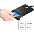 Sim Smart Card Reader Bank Card IC/ID Emv Tf Mmc Card Readers Usb-Ccid Iso 7816 Smart Card Reader adapter PC laptop.