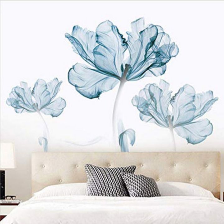 Gorgeous%20Wall%20Paint%20Ideas%20and%20Designs%20-%20Elegant%20Blue%20Dream%20Flower%20Fantasy%20Beautiful%203D%20Stylish%20PVC%20Wall%20Stickers%20For%20Home%20Decor%20-%20Image%205