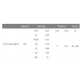 CO2 Laser-Molybdenum Mirror Diameter 25mm (0.98Inch) 3 Pack.