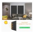 Waterproof frosted glass film sticker/ self adhesive glass paper Mat Black Colour / 122 cmx304 cm for house privacy / Thai window / Sleeping bed room.. 