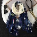 2024 Fashion Printed Leopard Chiffon Hijab Scarf Women Pareo Lady Bandanas Beach Towels Summer Muslim Veil Wrap Female Foulard.