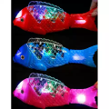 Promotion item electric fish luminous selling creative toys.