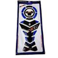 Oil Tank Pad Sticker For Motorcycle. Suzuky Gixxer Blue.