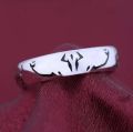 jujutsu kaisen Anime Ryomen Sukuna Adjustable Size 925 Sterling Silver Rings For Men Women. 