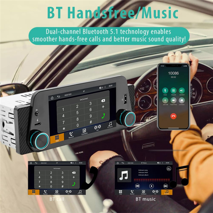 Single%20Din%20Car%20Stereo%20Car%20Stereo%20Car%20Radio%20with%20Wireless%20CarPlay/Android%20Auto,%20Touchscreen%20Radio,%20Bluetooth,%20Backup%20Camera,%20Mirror-Link%20-%20Image%208
