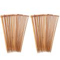 36 Pcs Knitting Needles DIY Carbonized Bamboo Single Point Wool Netting Needle.