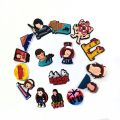 American Classics Stranger Things Series Graffiti Series Shoe Charms for Clogs DIY Decoration Shoe Flower Shoe Decoration Accessories Wholesale. 