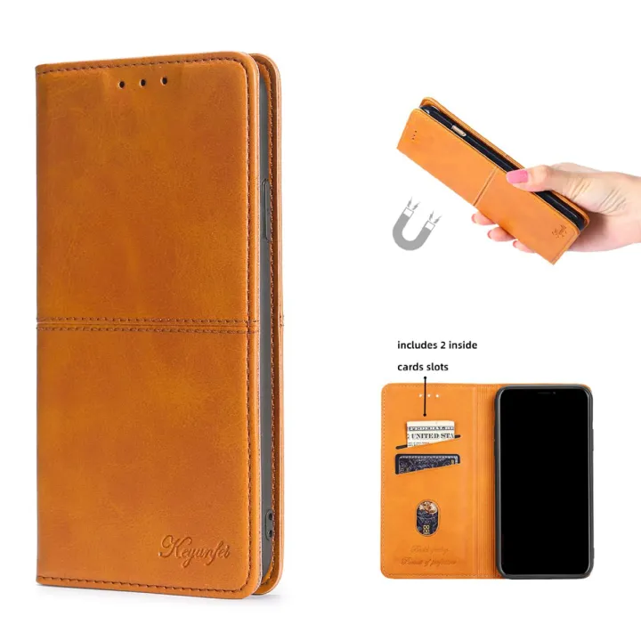Case For Samsung Galaxy A5 (2017) A520 casing Flip leather phone case luxury retro TPU back cover