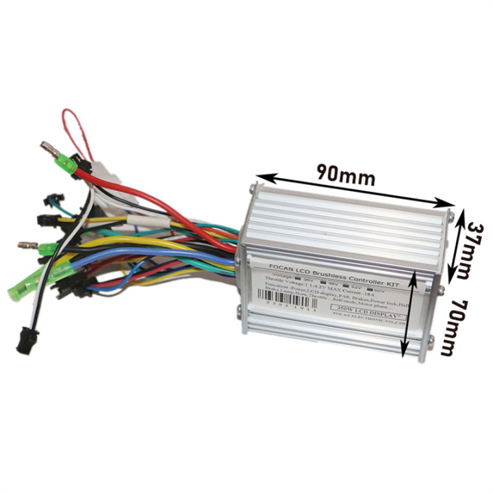24V%2036V%2048V%20350W%2018A%20Thumb%20Throttle%20Scooter%20Brushless%20Controller%20Replacement%20Spare%20Parts%20Electric%20Bicycle%20E-Bike%20with%20S886%20LCD%20Display%20Panel%20-%20Image%206