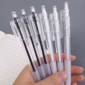 1/5Pcs 0.5/0.7Mm Simple Transparent Automatic Pencil Student Exam Activity Pencil Writing Pressing Pen Office Stationery Supplies. 
