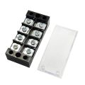 Double Row 04 or 06 or 12 Point 600V 20A  Covered Screw Terminal Block. 