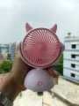 Mini Portable Fan Handheld Electric Fan Outdoor Travel Camping Air Cooler Handheld Small Pocket Fan Lithium rechargeable mini table fan with LED light.