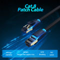 Vention Cat 8 Ethernet Cable SFTP 40Gbps Super Speed RJ45 Cat 8 Network Cable Gold Plated Connector For Laptop Router Modem CAT 8 Lan Cable rj45 Cat 8 Internet Cable Cat8.