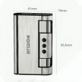Ci garette Box C ase  Holder Inside Gas Lighter With Automatic Storage Box. 