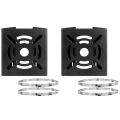 2X Universal Vertical Pole Mount Camera Bracket Wall Mounting Bracket for CCTV Security Camera PTZ Dome (A). 