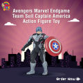 Avengers Marvel Endgame Team Suit Captain America 6"-Scale Figure Action Figure Toy For Kids. 